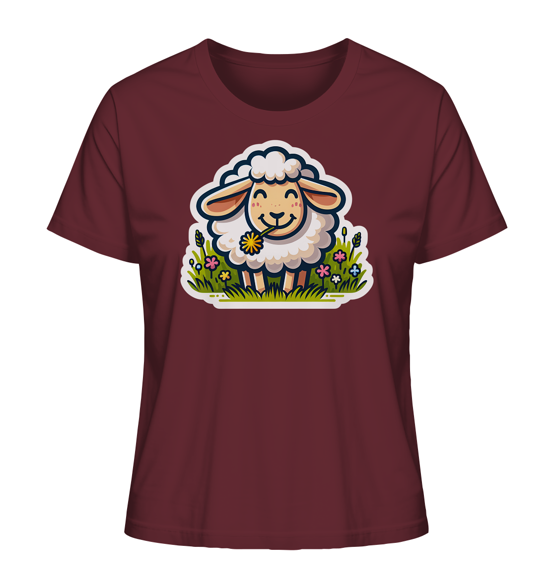 HAPPY SHEEP - Ladies Organic Shirt